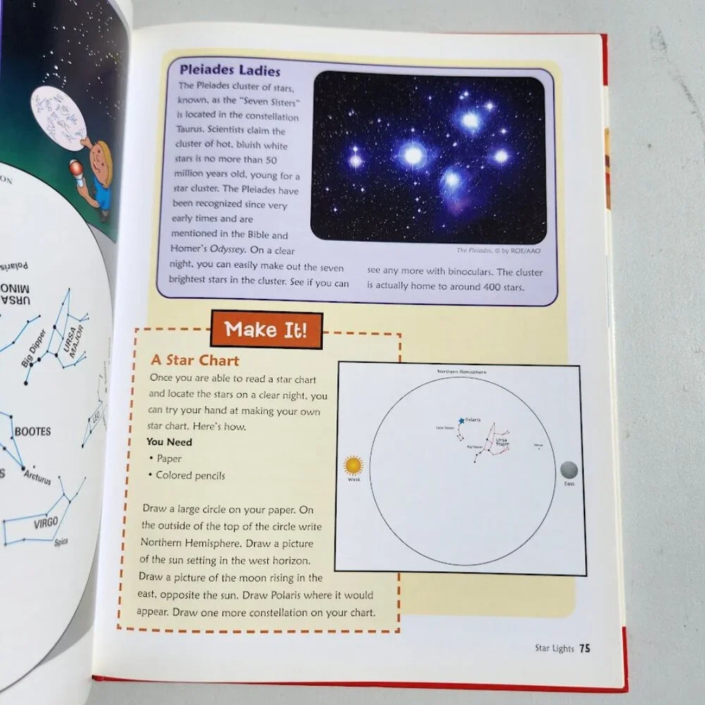 Leap into Space Kids Can Hardcover Science Book Solar System Planets Space Explo